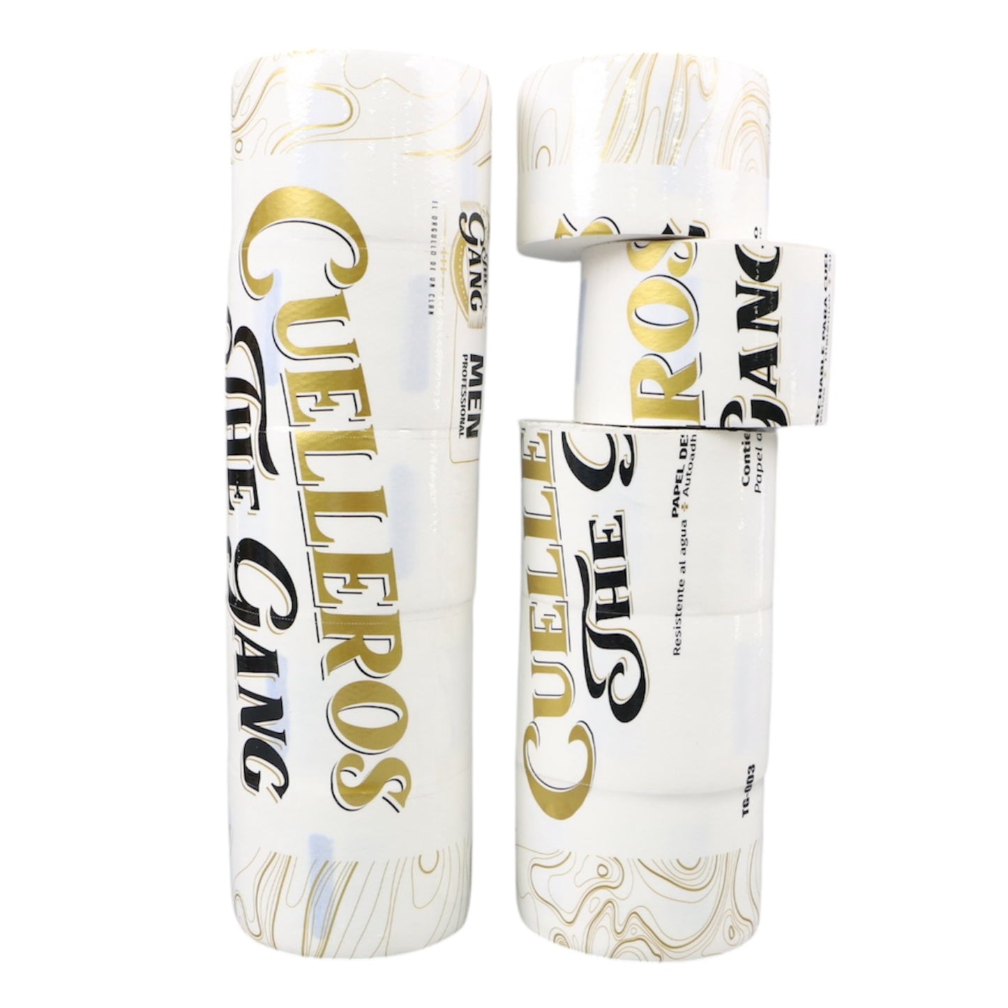 Cuellero blanco The Gang® - Pack x5 rollos / 500 usos