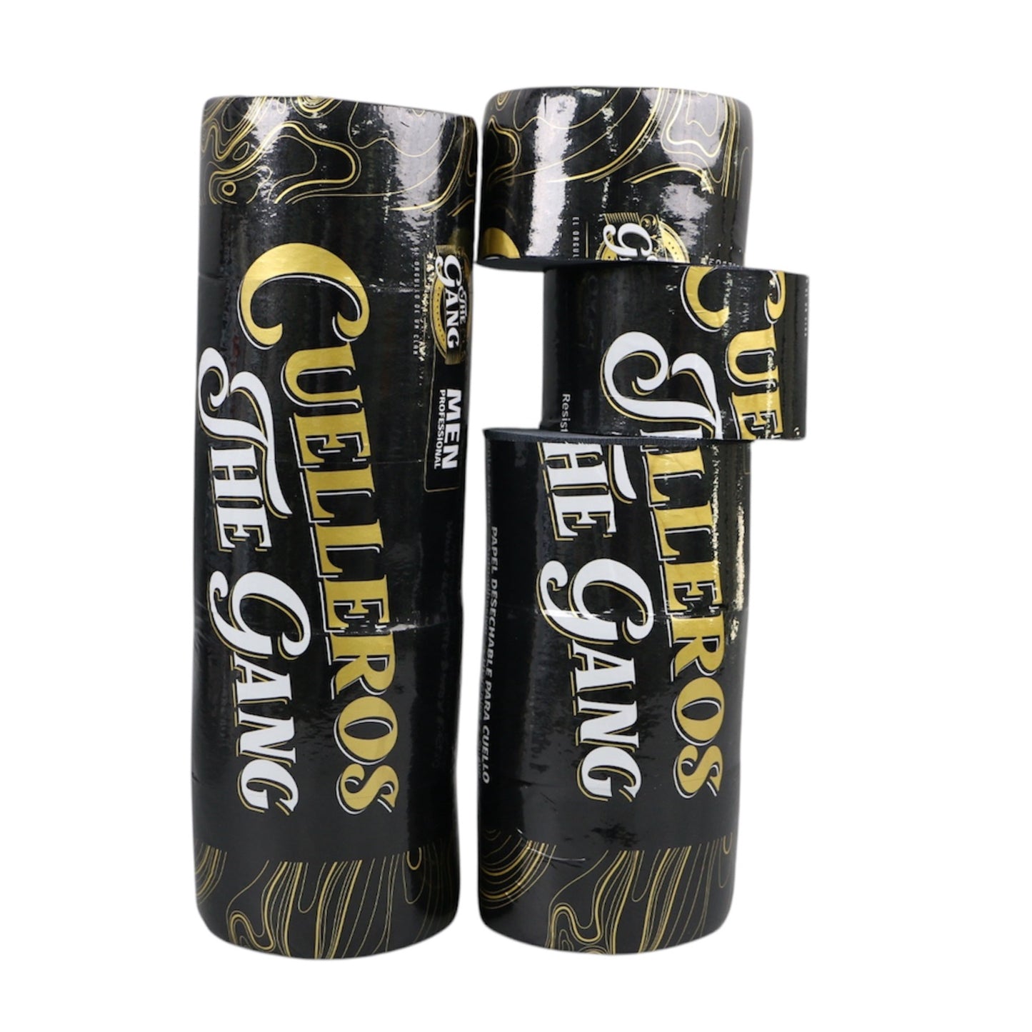 Cuellero negro The Gang® - Pack x5 rollos / 500 usos
