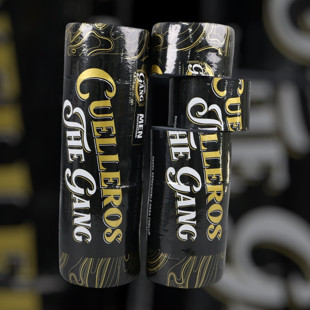 Cuellero negro The Gang® - Pack x5 rollos / 500 usos