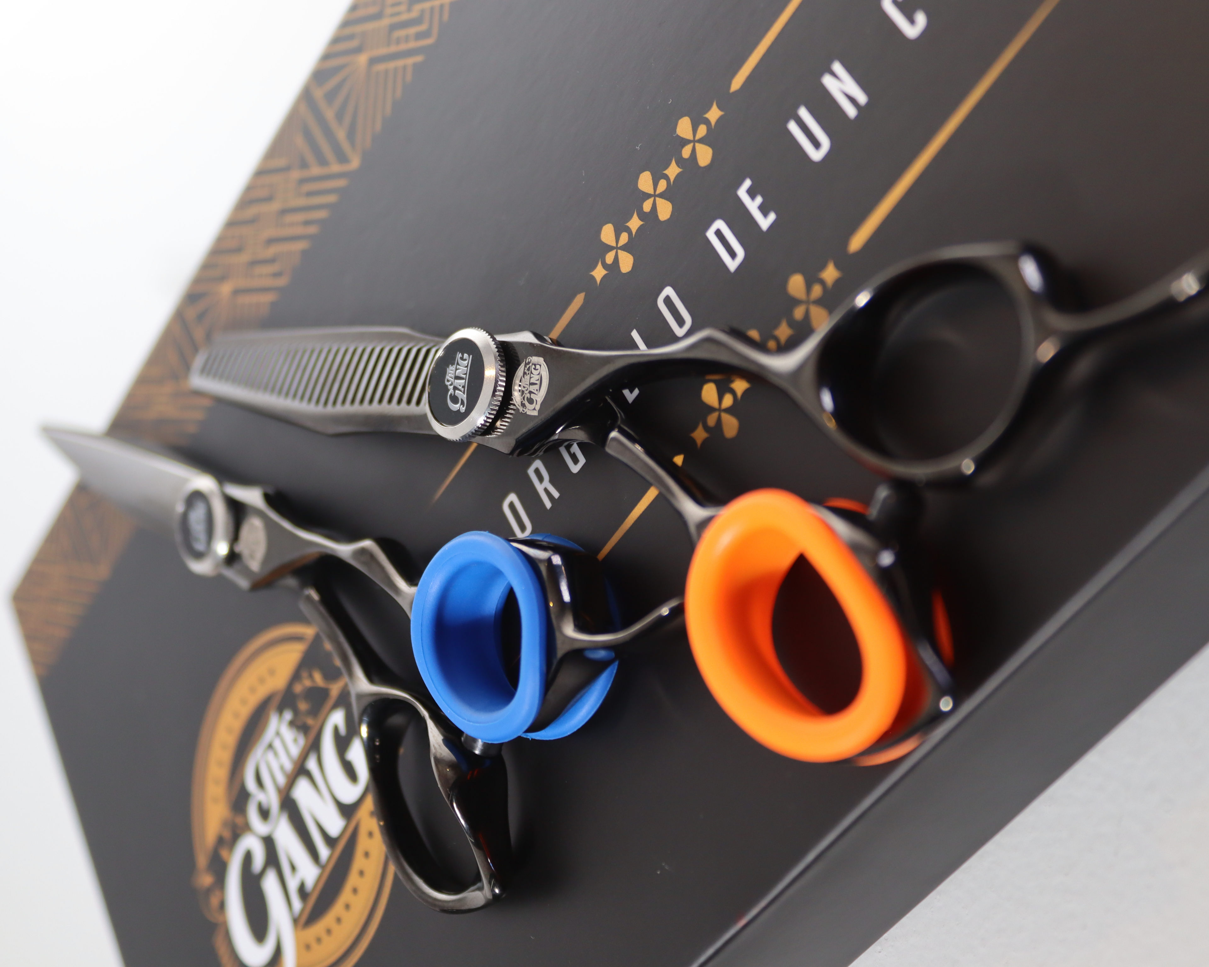 Set tijeras THE GANG KAMINARI Signature Series 440C 6.0” Black