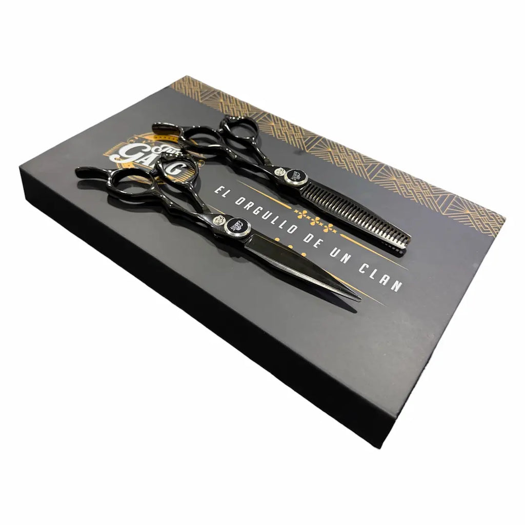 Set tijeras THE GANG KAMINARI Signature Series 440C 6.0” Black