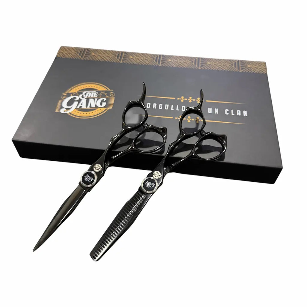 Set tijeras THE GANG KAMINARI Signature Series 440C 6.0” Black